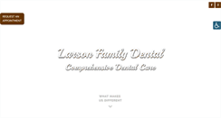 Desktop Screenshot of larson-dental.com